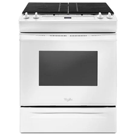 5.0 cu. ft. Front Control Gas Range with cast-iron grates